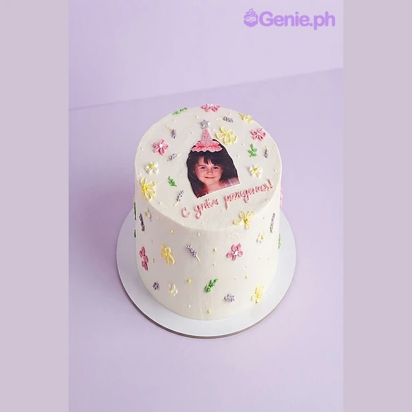 Photo Cake Memory Birthday Cake Design