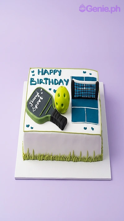 Pickleball Birthday Cake