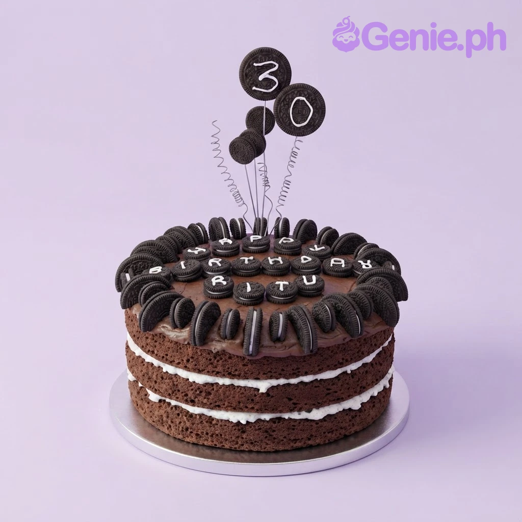 Oreo Birthday Cake