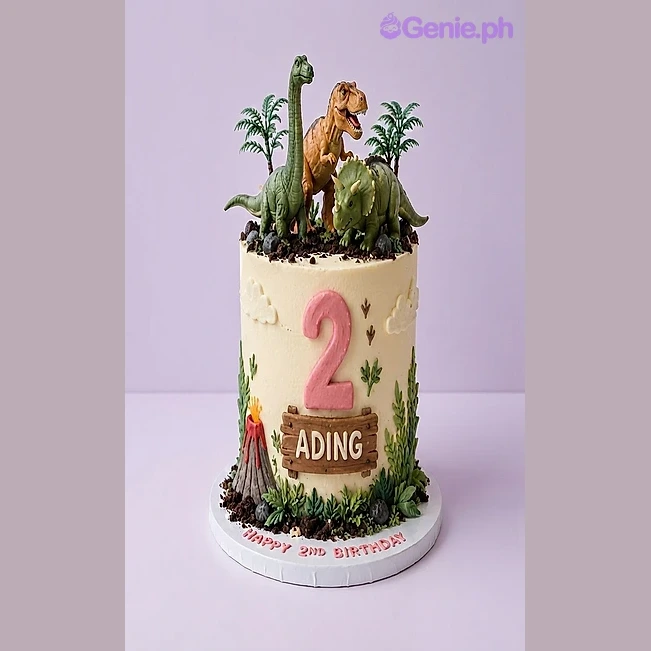 Dinosaur Birthday Cake