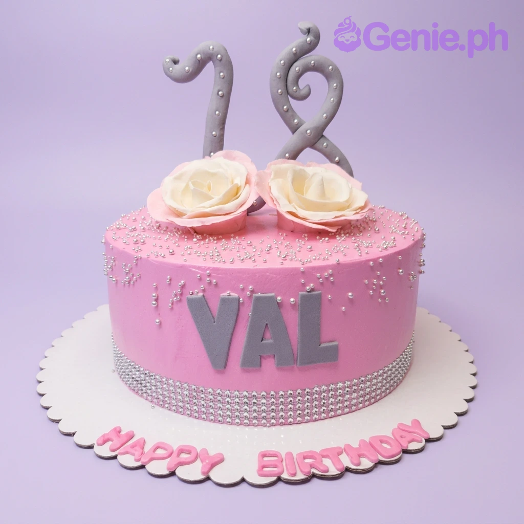 18th Birthday Lambeth Cake Design 18th Birthday Lambeth Cake Design