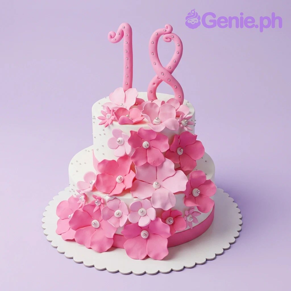 18th Birthday Mahjong Cake Design