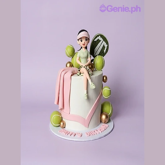 Tennis Birthday Cake