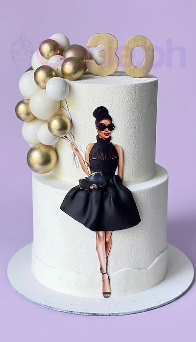 30th Birthday Fashion Wonder Woman Cake Design