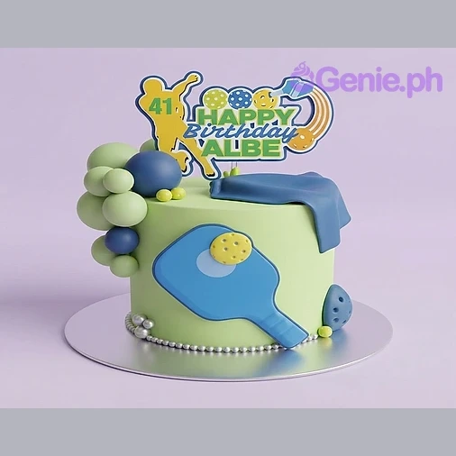 Pickleball Birthday Cake