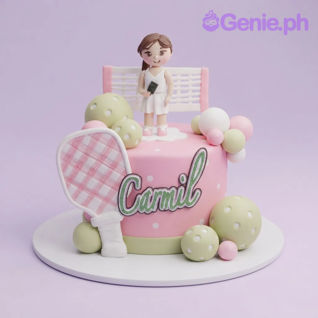 Tennis Birthday Cake