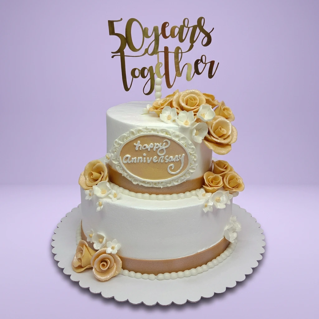 50th Anniversary Cake