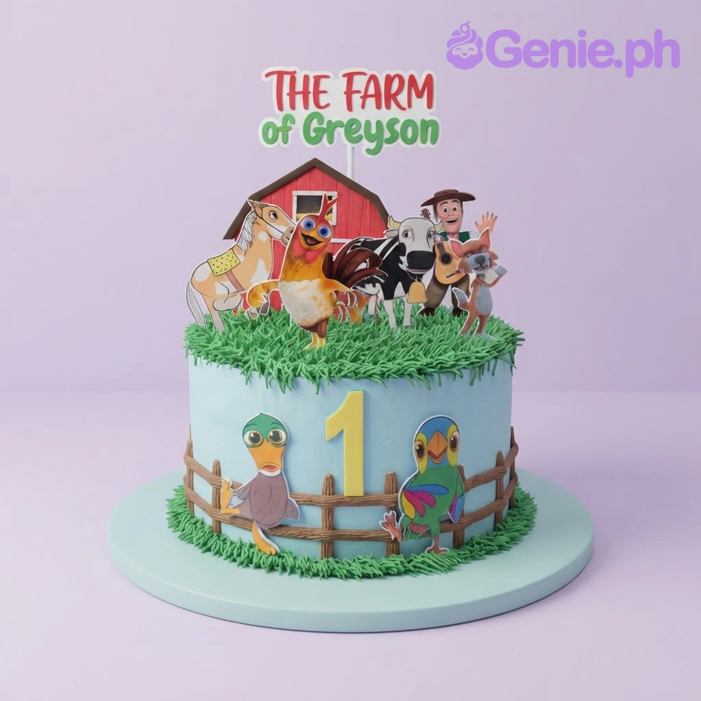 Granja De Zenon Birthday Cake Design