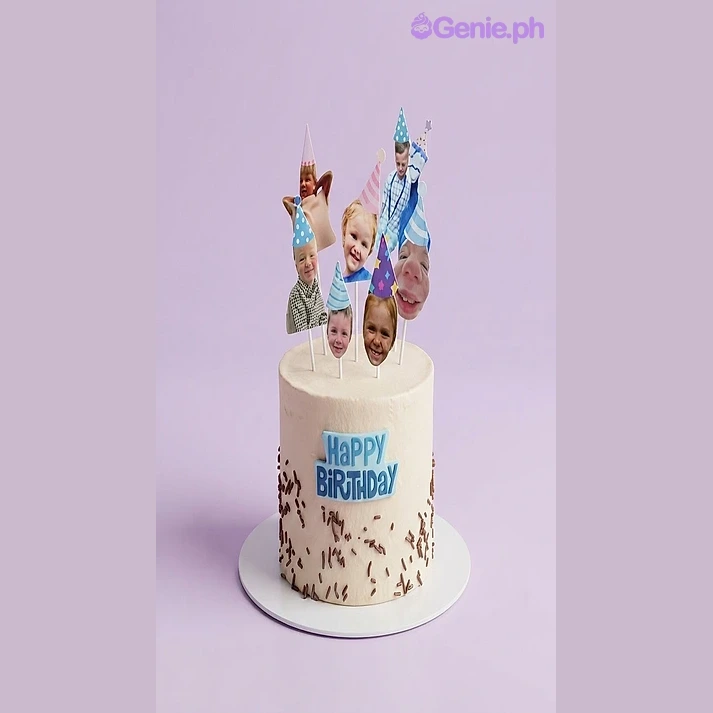 Photo Birthday Memory Cake