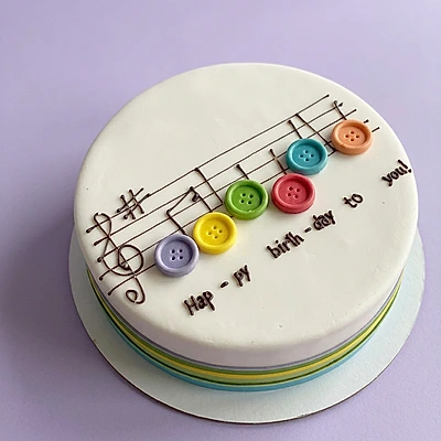 Music Birthday Cake