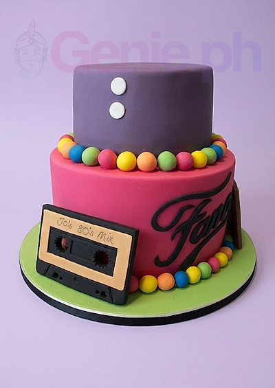 80s Theme 80'S Cake Design
