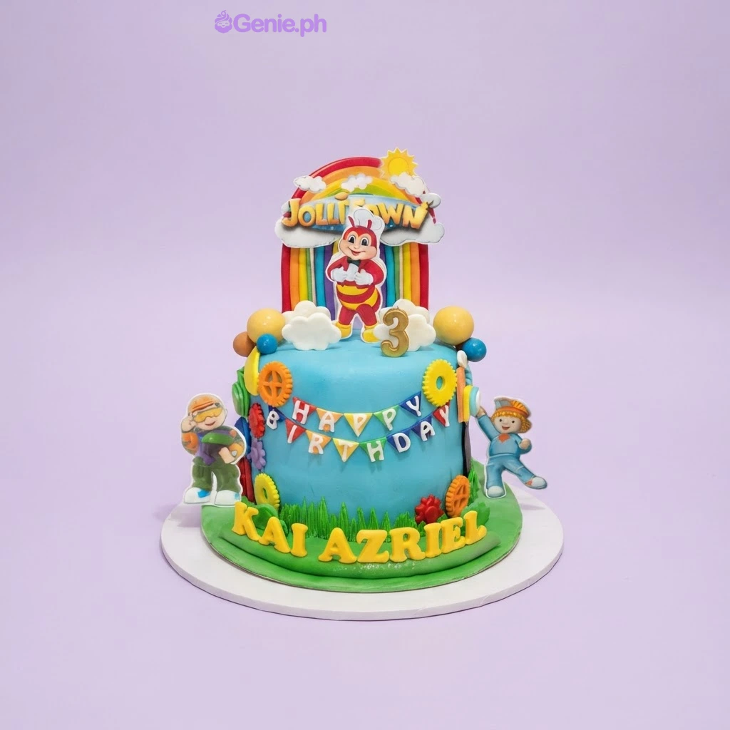 Jollibee Construction Cake