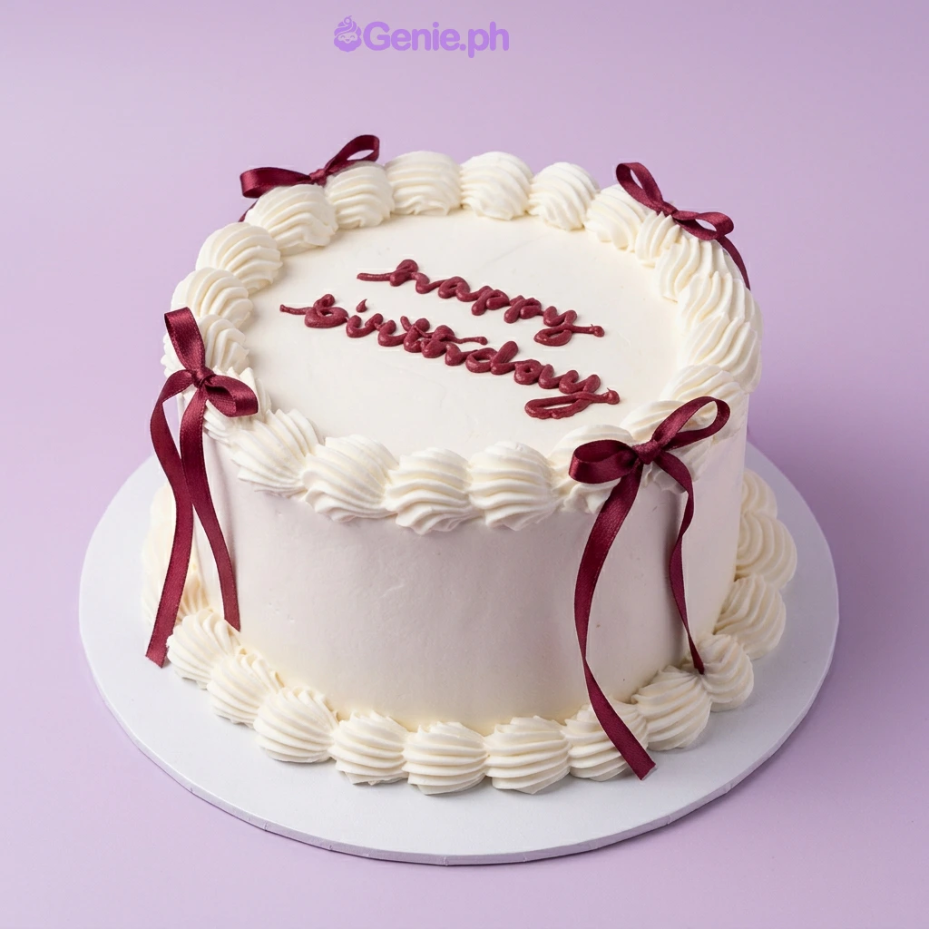 Minimalist Birthday Cake