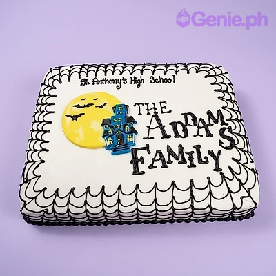 Addams Family Wednesday Addams Cake Design