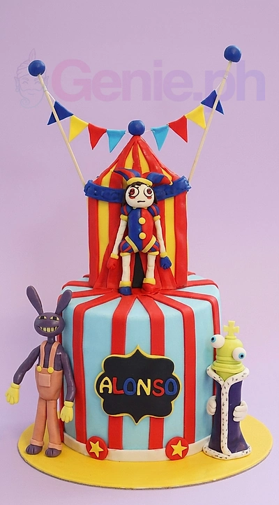 Amazing Digital Circus Chess Cake Design