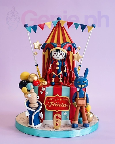Amazing Digital Circus Pompompurin Cake Design