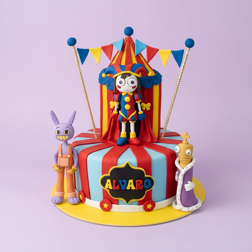 Amazing Digital Circus Cake
