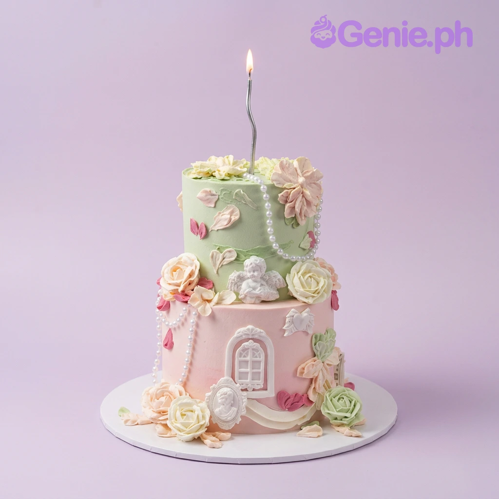 Angel Theme Ms Rachel Cake Design Angel Theme Ms Rachel Cake Design