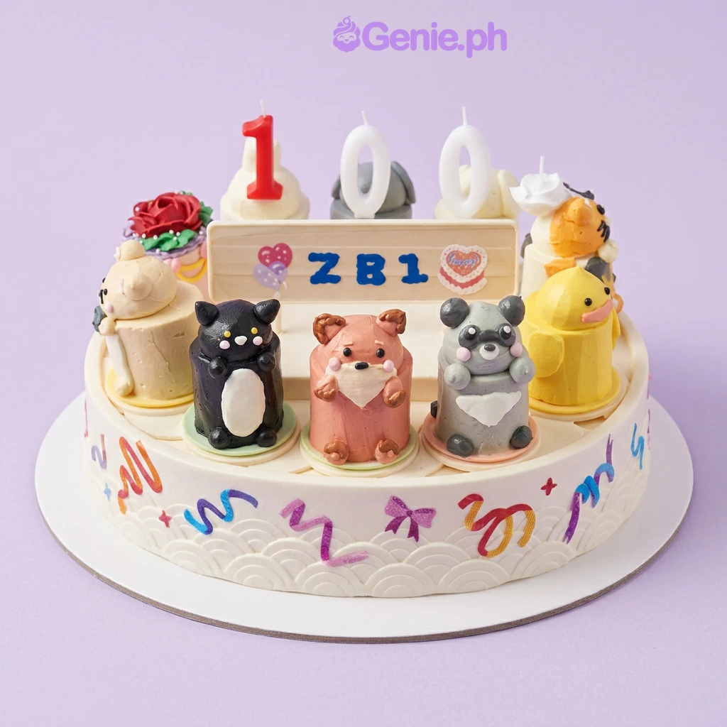 Animal Anime Cake Design Animal Anime Cake Design