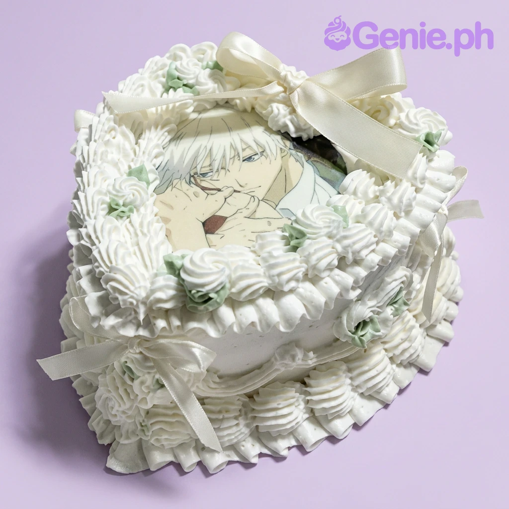 Anime Heart Cake Anime Heart Cake