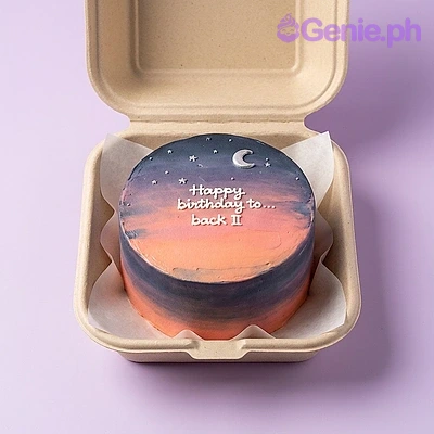 Anniversary Celestial Starbucks Cake Design