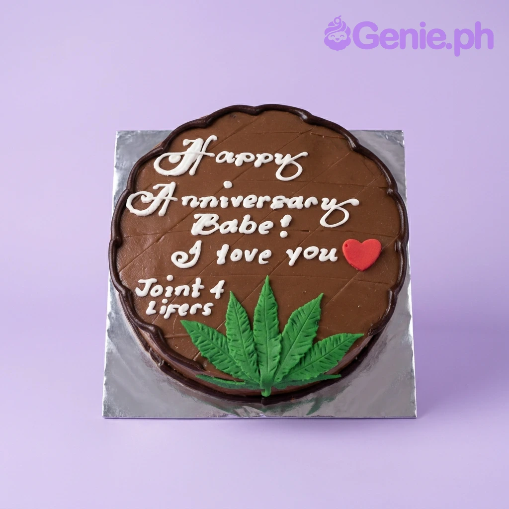 Anniversary Chocolate Candyland Cake Design