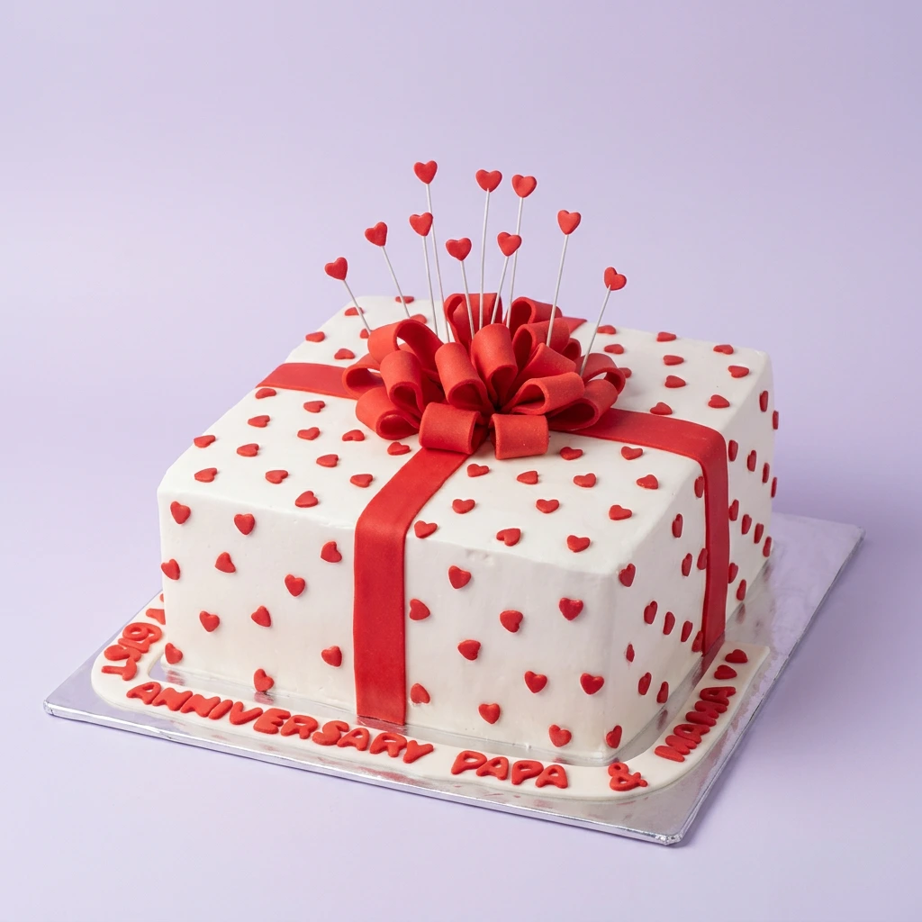 Anniversary Gift Box Healthcare Cake Design Anniversary Gift Box Healthcare Cake Design