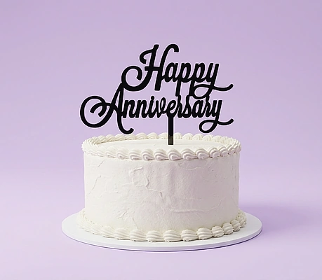 Anniversary Minimalist Cake