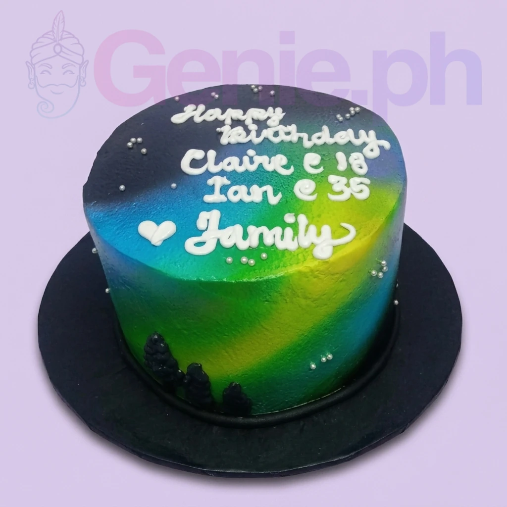 Aurora Borealis Cake