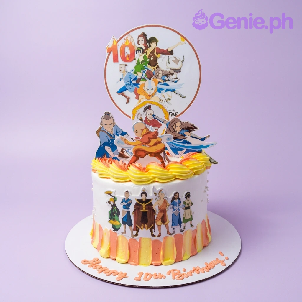 Avatar The Last Airbender Cinderella Cake Design