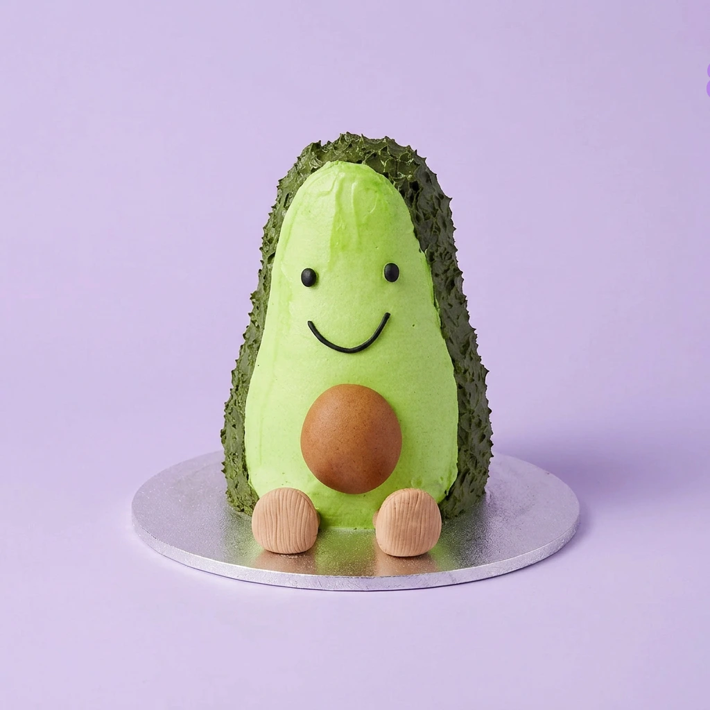 Avocado Mcdo Cake Design