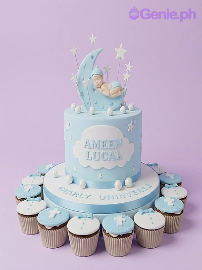 Baby Christening Christening Girl Cake Design