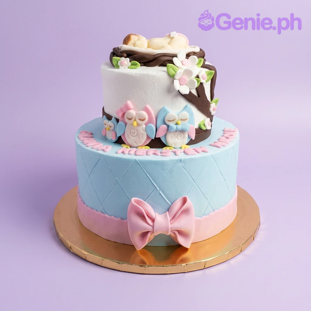 Baby Shower Owl Power Rangers Cake Design Baby Shower Owl Power Rangers Cake Design