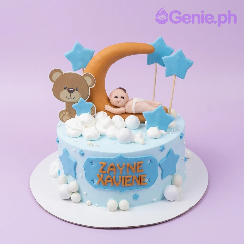 Baby Shower Merida Cake Design