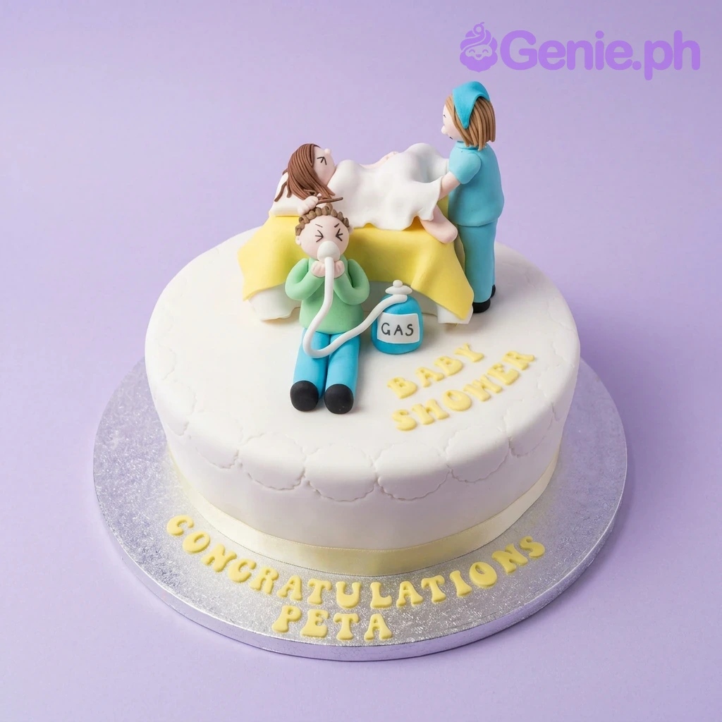 Baby Shower Ribbon Cake Design Baby Shower Ribbon Cake Design