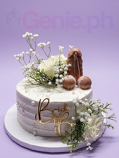 Bachelorette Word Party Cake Design