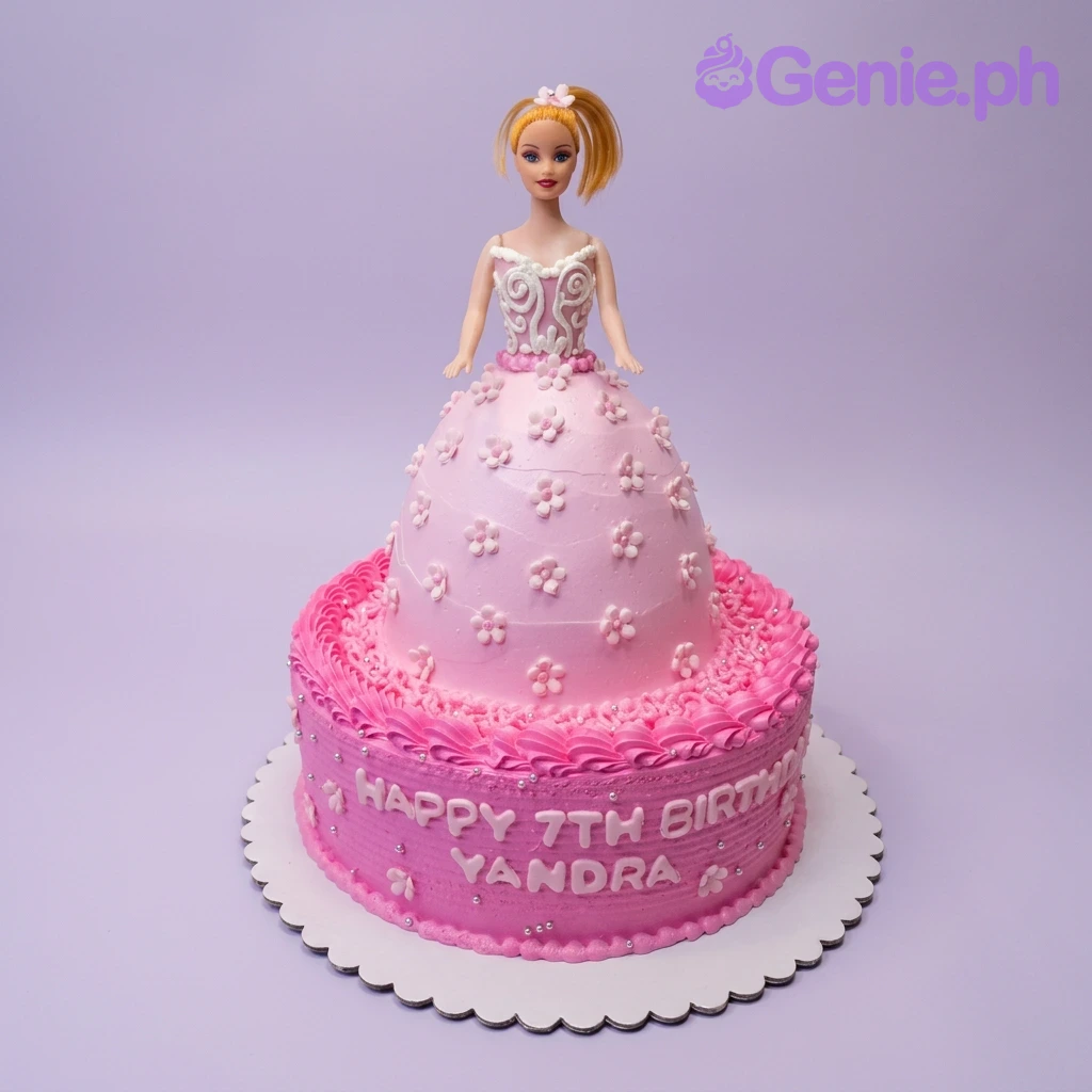 Barbie Doll Chess Cake Design