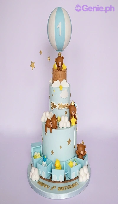 Bear Hot Air Balloon Cake Bear Hot Air Balloon Cake