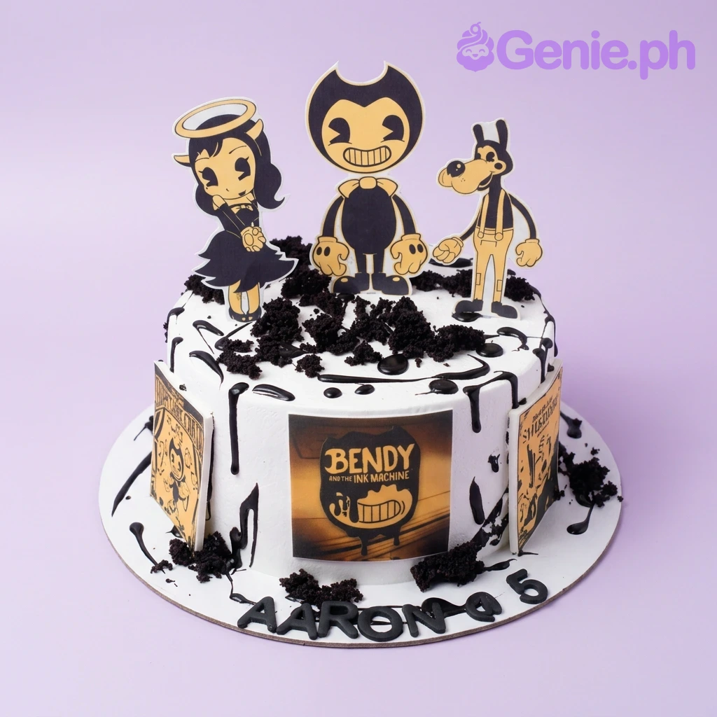 Bendy And The Ink Machine Pirate Cake Design