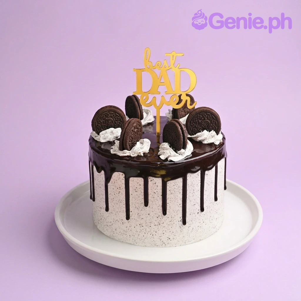 Best Dad Ever Dream Catcher Cake Design