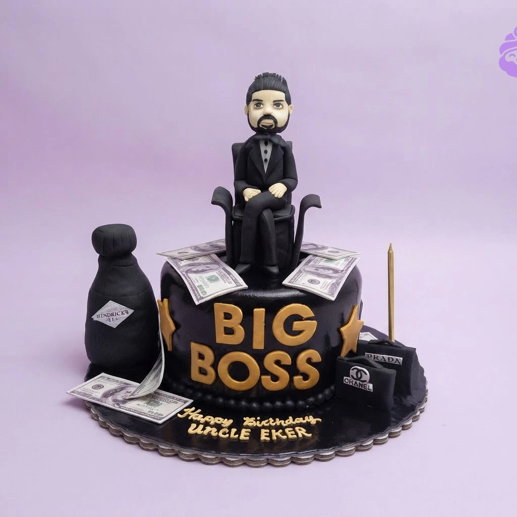 Big Boss Money Cake Design