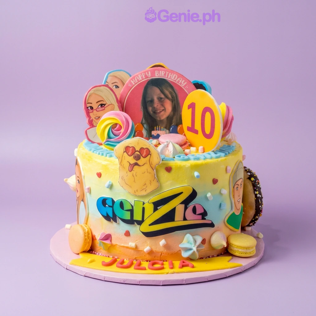 Birthday Girl Merida Cake Design
