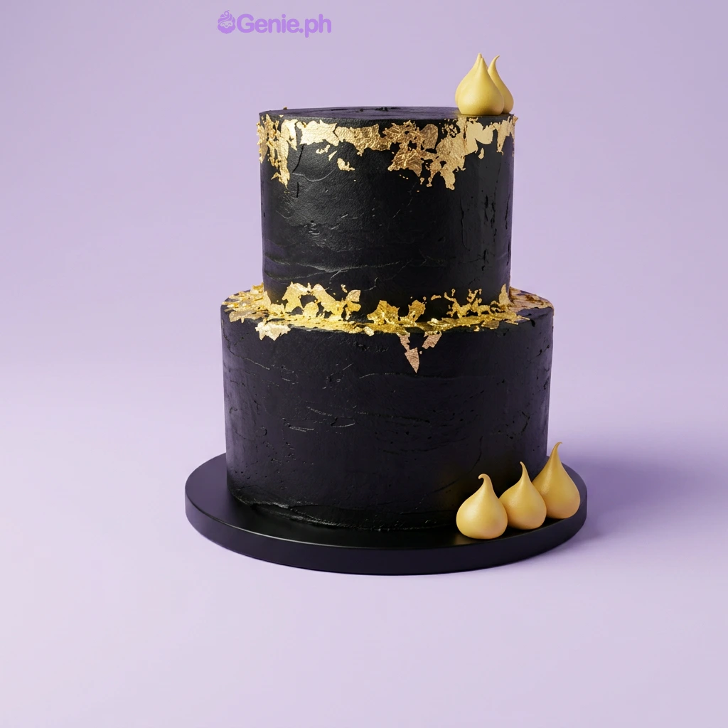 Black Gold Merida Cake Design