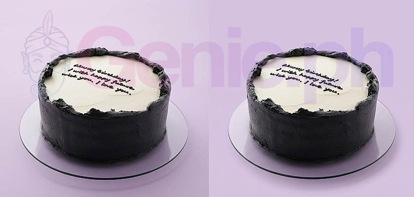 Black Minimalist X-Men Cake Design