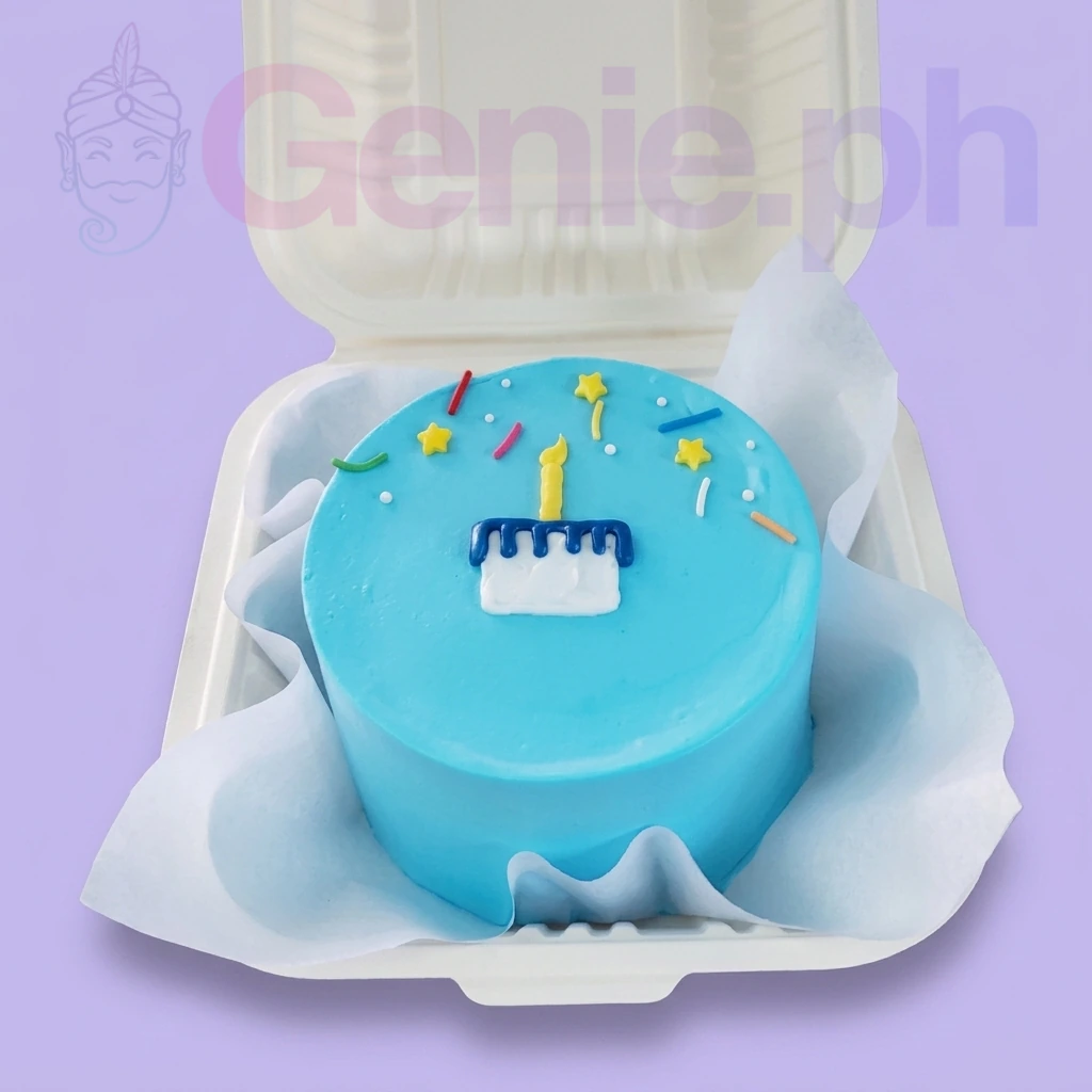 Blue Bento Cake