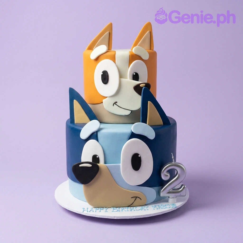 Bluey Bingo Cake