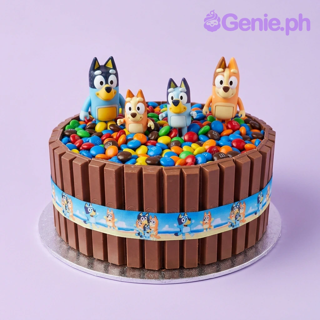 Bluey Money Cake Design