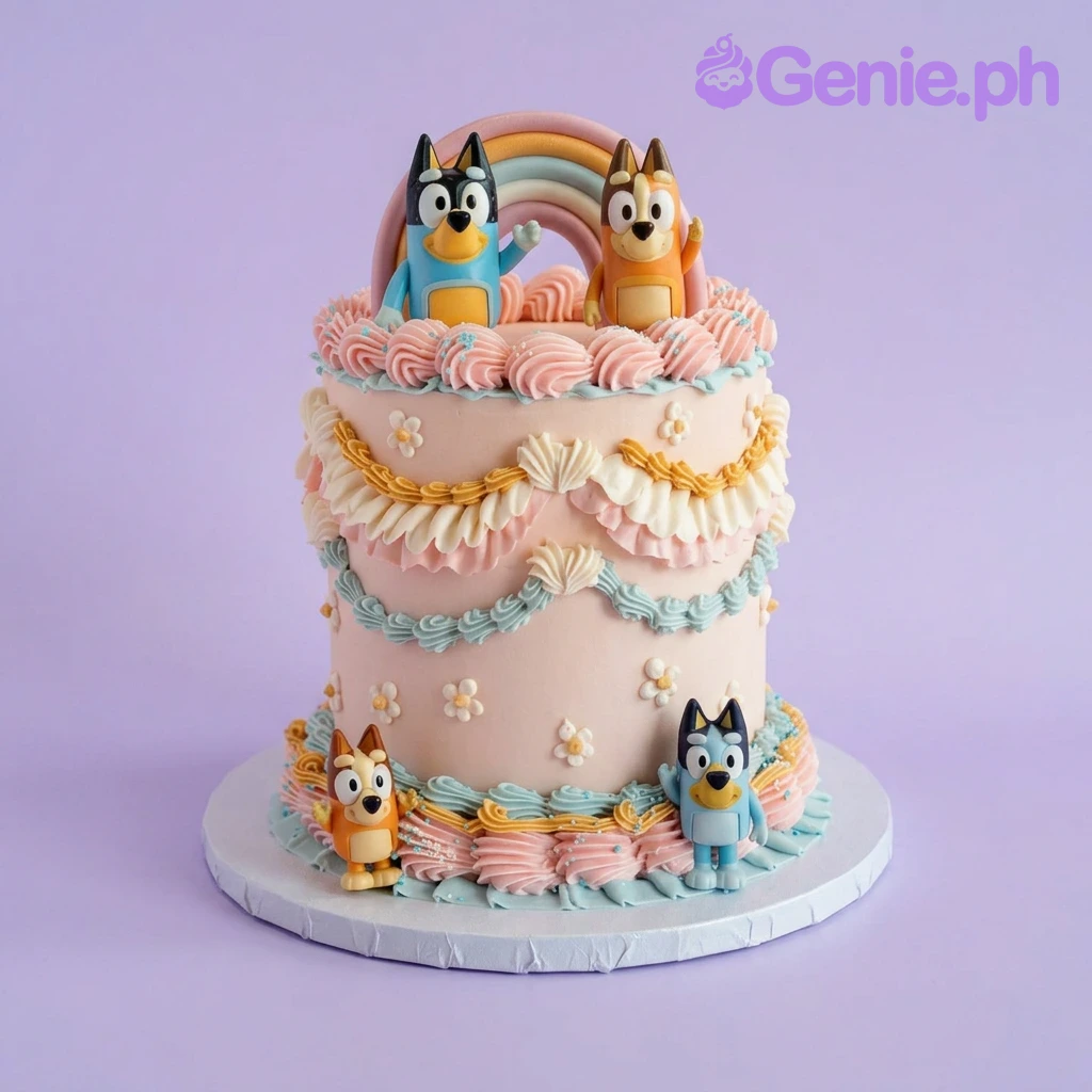 Bluey Money Cake Design