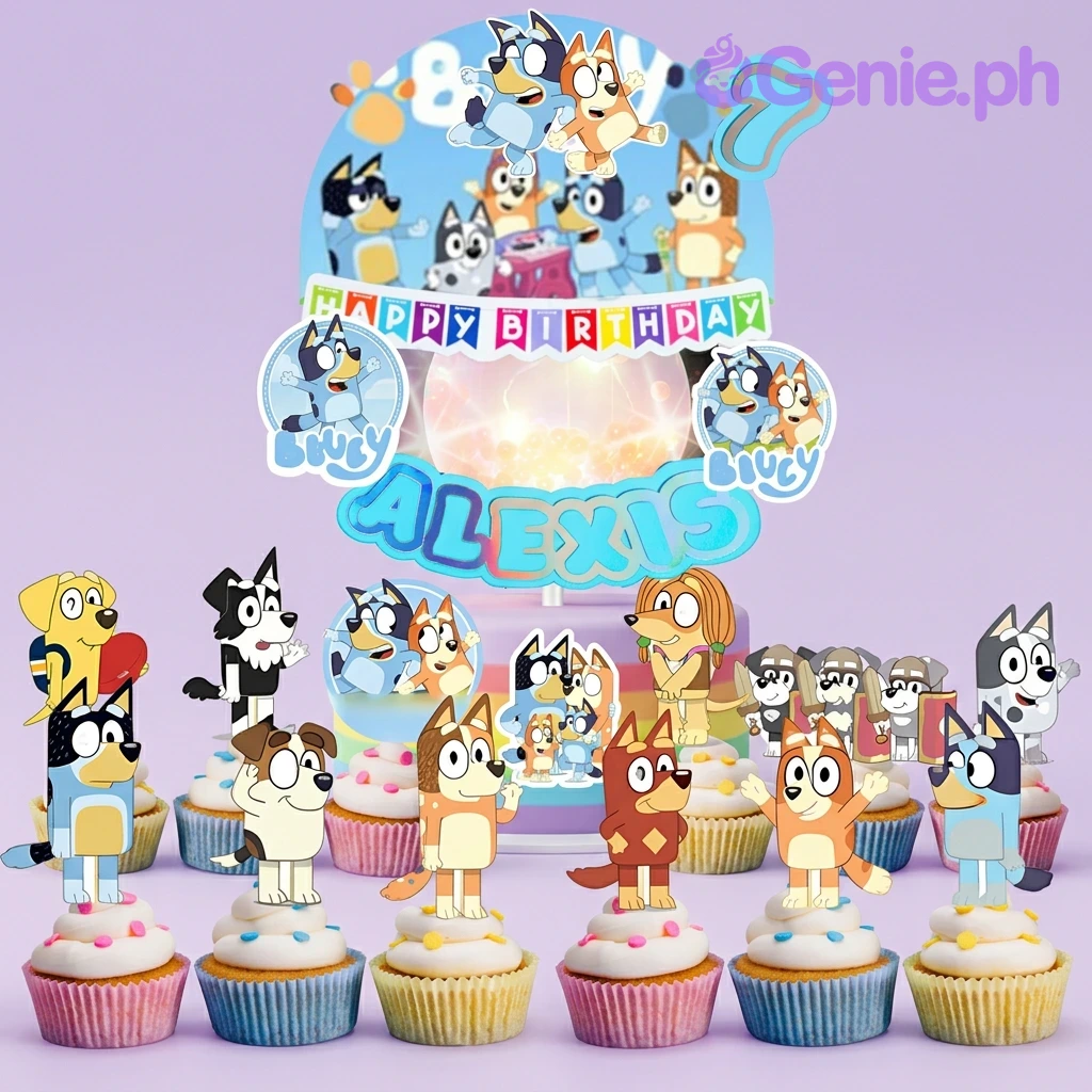 Bluey Money Cake Design