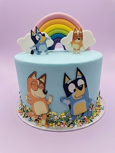Bluey Bingo Cake Design